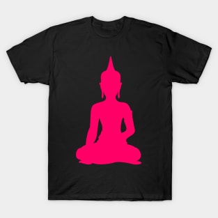 Pink Neon Buddha T-Shirt